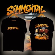Cow farmer t-shirt simental cow design young farmer t-shirt