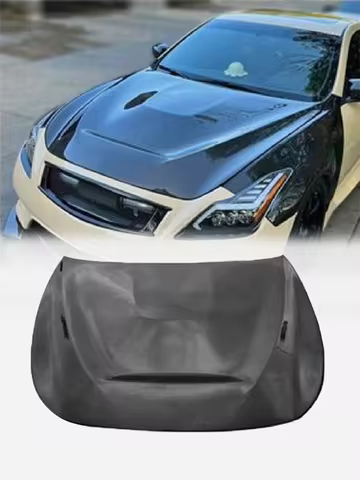 For Infiniti G37 Coupe GTS Style Vented Hood, Exclusive for 2-Door Models, Sporty Aerodynamic Upgrad