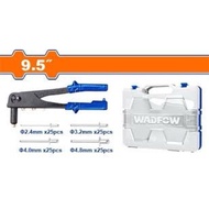 Rive pliers set and container with rivet 101 pieces WADFOW WHR1909 ck28