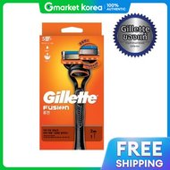 Gillette | ด้ามมีดโกนแบบใช้มือ Gillette Fuse 1 ชิ้น พร้อมใบมีด 2 ชิ้น อุปกรณ์โกนขนตามร่างกายยี่ห้อ G