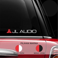 Stiker Kaca Mobil Body Mobil Audio JL Audio Stiker Cutting Sticker Mob