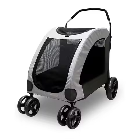 Dog Stroller For Large Pet Jogger Stroller For 2 Dogs Breathable Pet Carrier and Storage Space Pet C