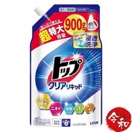 日本獅王Lion - Top Clear 去污洗衣液(花香)900g 補充裝【平行進口】