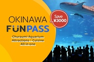 沖繩 Fun Pass 6合1｜水族館(美麗海/DMM) 加2景點、美食與購物 (大人)
