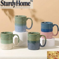 SturdyHome Coffee Mugs 13oz 2/4/6 Pcs Set Smooth Ceramic Cups Easy to Clean
