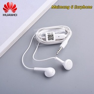 HUAWEI หูฟัง3.5มม.Maimang 6หูฟังในหูชุดหูฟังแบบมีสายสำหรับ Huawei P8 P9 P10 P30 Lite Y9 Y7 Honor 30S 9X 8X Mate 9 8
