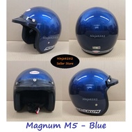 Helmet Magnum M5 L Big Size ( Blue ) SGV MHR KHI BELL MS88
