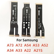 5pcs Main Board Motherboard Flex Cable For Samsung A21S A73 A72 A54 A53 A52 A34 A33 A22 5G