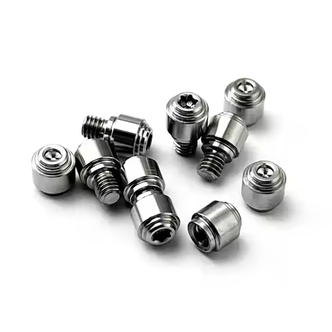 1piece Titanium Alloy Folding Knife Thumb Stud Pushed Screws for BM Bugout 535 Knives Rivet DIY Acce