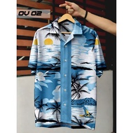 KEMEJA Premium Men's Shirt (Open Collar) - OV 02