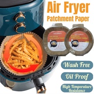SG Air Fryer Parchment Paper 50/100 Pcs | Disposable Cooking & Oven Paper for Home