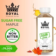 SUGAR FREE Maple Syrup - Sirup Maple (500ml) - Diet Keto - Royal Syrup