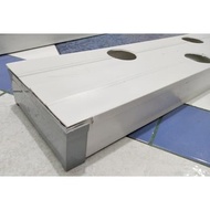GULLY HIDROPONIK DFT TALANG AIR 1M KOTAK +TUTUP ATAS DAN SAMPING - HOLIGANSTORE