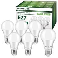 LED E27 Edison Screw Bulbs, BIGHOUSE 13W 1200Lumen A60 E27 LED Light Bulb, 100W Incandescent Bulb Eq