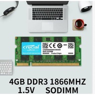 New Crucial 4GB(1X4GB) 8GB(2x4GB) 16GB(4X4GB)  2RX8 DDR3 1866MHz PC3-14900 SODIMM Laptop Memory RAM 