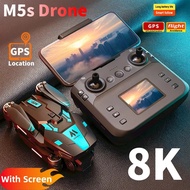 For Xiaomi M5s Drone 8k Professional Hd Cam 5g Wifi With Screen Remote Control Quadcopter Optical Fl