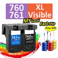 Compatible Canon PG 760XL CL 761XL Ink Cartridge Canon 760 Ink Canon 761 Ink PG-760 Black  CL-761 Co