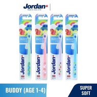 JORDAN TOOTHBRUSH BUDDY 1-4 YEARS CHILDREN'S TOOTHBRUSH
