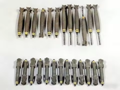 1/72 Scale Die-Cast Resin Model Assembled Kit Mk.82 US 500lbs General Purpose Missiles Scene Model U