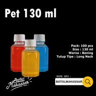 130ml PET Plastic Bottle Water Bottle 10 pcs