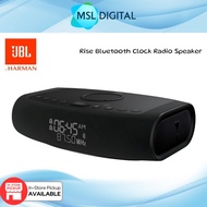JBL Rise Bluetooth Clock Radio Speaker – Wireless Music, Dual Alarm, FM Radio, LED Display