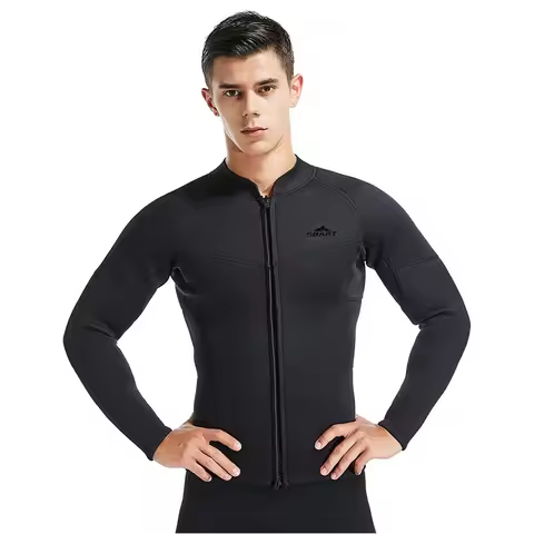 3MM Diving Suit Split Top Long Sleeved Snorkel Suit, Cold Resistant and Warm Diving Suit, Plus Size 