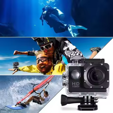 Mini Sports DV Camcorder Full HD 1080P Waterproof 2.0 Inch Screen Car Camera with Complete Accessori