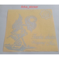Wayan STICKER SIZE 25X35CM