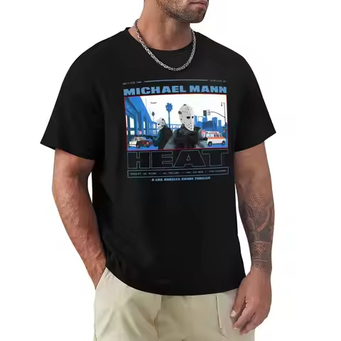 Heat Movie Graphic 2D T-Shirt Thanksgiving Day Tee Top