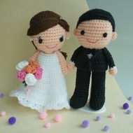 【婚禮裝飾】結婚公仔/新郎新娘公仔