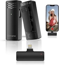 Wireless Microphones, 2 Lavalier Microphone Wireless Microphone for iPhone, Multifunctional iPhone M