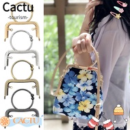 CACTUS Purse Clasp Frame, Bag Hardware Metal Purse Frame Kiss Clasp, Mini Vintage Purse Frame Bag Ma
