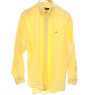 Brooks Brothers Tshirt Shirt Plaid Long sleeves yellow Direct from Japan Secondhand