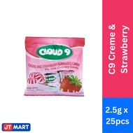 Jack 'n Jill Cloud 9 Candy - Creme & Strawberry (2.5g x 25pcs)
