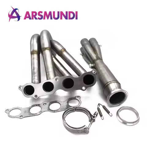 K Swap K20 K24 Exhaust Header 3" 4-1 Tri-Y for EK EG Honda Acura DC2 Civ-ic V Band