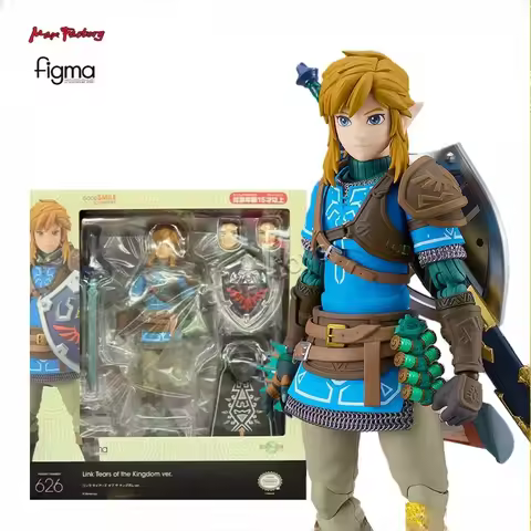 In Stock Original Figma 626 / 626 DX Link Tears of the Kingdom Anime Action Collection Figures Model
