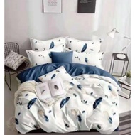 "PROYU" BIG 7 IN 1 (1000 THREAD COUNT) 5D Bedsheet with Thick comforter Bedding Set