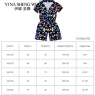 【A HOT】 Stranger Things Season 3 Eleven Girls ชุดคอสเพลย์11ชุดรอมเปอร์ Juniors Playsuit Jumpsuit ชุด