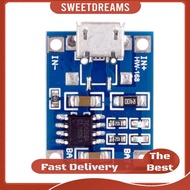 Battery Charging Module Micro USB Portable Battery Charger Panel DC4.5-5.5V with Indicator Light for