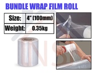Small Stretch Film Bundle Wrap Roll 4 Inch (100mm) Width / Shrink Wrap / Baby Roll