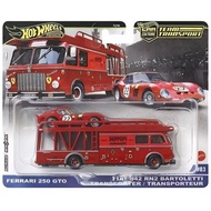 Hot Wheels Premium Team Transport Ferrari 250GTO & Fiat 642 RN2 Transporter New
