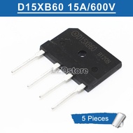 5pcs D15XB60 = D15SB60 SIP-4 15A/600V Induction Cooker Bridge Rectifier New