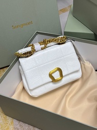 Songmont Medium Bag Series Wonton Locking Chain Small Square Bag