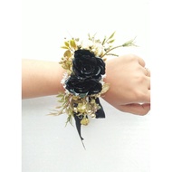 Hand Corsage - artificial - wedding bridesmaid - Bracelet