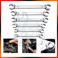 CR-V Oil Pipe Flare Nut Wrench Spanner 6mm to 27mm Combination Open End Spanner Hand Tool Oil Pipe M