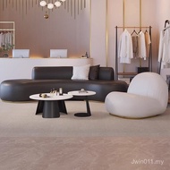 Sofa B & B Barber Shop Living Room Reception Arc Rental House Rest Area Sofa Office Beauty Salon F8L