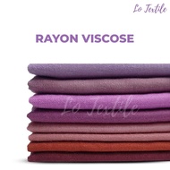 Kain Rayon Viscose Premium 0.5 Meter - Bahan Kain Katun Rayon