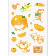 irodo Cloth Sticker Small Judgment Type Citrus Chai 90137 Iron-Free Scratch Transfer Creative Design