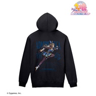 Umamusume Pretty Derby RTTT Admire Vega Back Print Zip Hoodie Quick Dry Polyester Windproof Sweater 