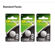 GP Lithium Coin Cell Battery CR2032 CR2025 CR2016 CR1620 CR1616 CR1632  A23 / A27 [ready stock]
